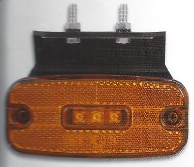 YAN PARK ISARET LAMBA OVAL HELLA TIP 3 LED BRAKETLI 24 V 720304 MARS